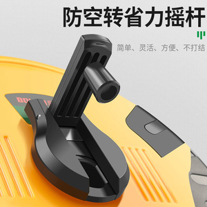 Self Winding Measuring Tape 20 M Metric Push Button Lock Plastic Body Automatic Return Tape Measure - Product Image 2