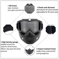 Lunettes de motocross de designer, lunettes de soleil polarisées pour sports moto tout-terrain, masque OEM, lunettes de sécurité moto, logo personnalisé