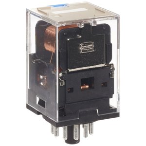 Relais miniature X-ON MKS2PI AC120V DPDT 10A à brancher, usage général - Product Image 1