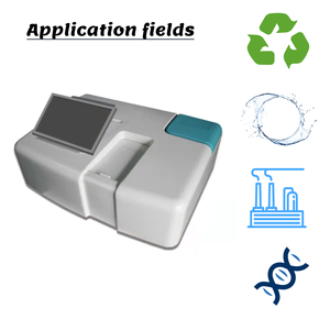 Espectrofotômetro do feixe dobro do UV-VIS-<span class=keywords><strong>NIR</strong></span> com tela táctil e portátil incluído para a análise do espectro da absorção e da água - Product Image 3