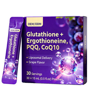 Bán Hot Vegan không biến đổi gen Glutathione uống với pqq và CoQ10 liposomal giao hàng chế độ ăn uống bổ sung Glutathione uống - Product Image 1