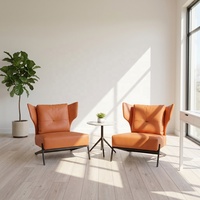Ensemble modulaire de salon de luxe moderne en cuir PU écologique avec rembourrage en éponge et structure en bois