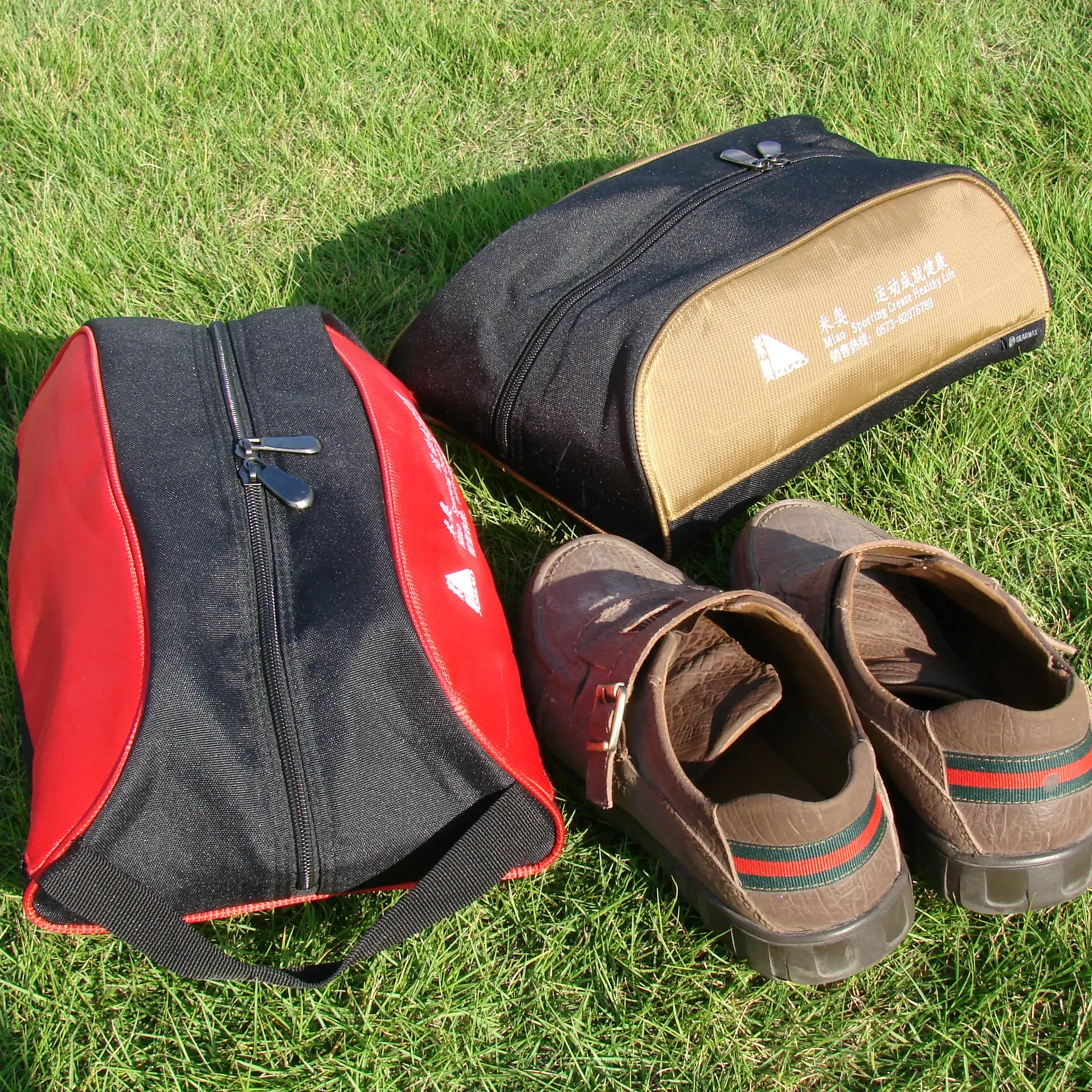 Outdoor Golf Reizen Met Ritssluiting Sportschoenen Tas Veelkleurige Accessoires Unisex Golfschoenentas Waterdicht