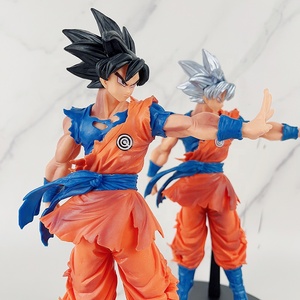 Figurines Son Goku Super Saiyan en PVC, 2 pièces/ensemble, figurines d'action <span class=keywords><strong>DBZ</strong></span>, best-seller <span class=keywords><strong>2023</strong></span> - Product Image 6