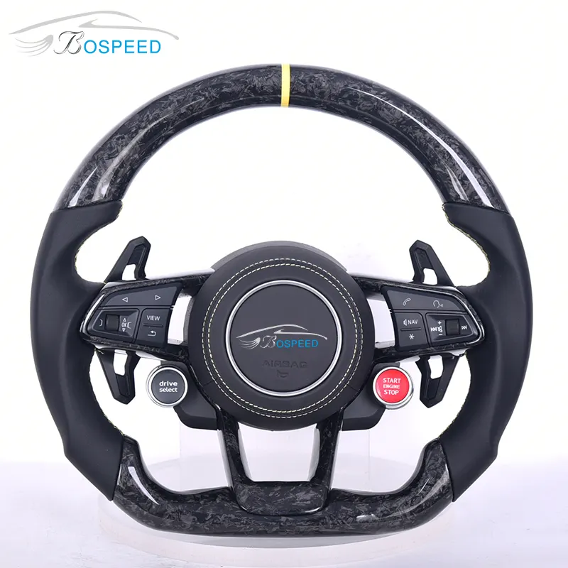 Fabrika toptan spor araba karbon Fiber direksiyon Audi A3 A4 A5 A6 RS3 R8 TT