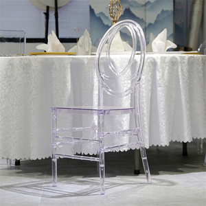 CY210701-1 Offre Spéciale clair résine transparente Chiavari plastique cristal mariage événement chaises en gros Phoenix <span class=keywords><strong>Napoléon</strong></span> chaise - Product Image 6