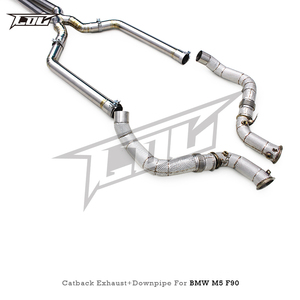 Système d'échappement BSK Valvetronic pour BMW M5 F90 4.4T 2018-2023 SUS304 Free Flow Header Downpipe Titanium Catback avec <span class=keywords><strong>kit</strong></span> de contrôle - Product Image 2