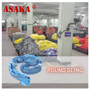 Estándar europeo 8Ton 1 metro Materiales de poliéster de alta tenacidad <span class=keywords><strong>Eslinga</strong></span> de elevación redonda <span class=keywords><strong>azul</strong></span> para Filipinas - Product Image 4