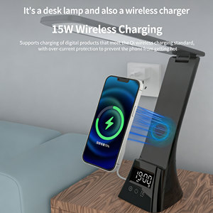 Carga inalámbrica inteligente, lámpara de estudio y lectura plegable multifuncional creativa con protección ocular para uso en m - Product Image 4