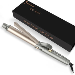 KangRoad Factory Logo personnalisé Portable 32mm Céramique Baril Cheveux Bigoudi LCD PTC Meilleur Smart Timer <span class=keywords><strong>Fers</strong></span> <span class=keywords><strong>à</strong></span> friser Wave Bigoudis Wand - Product Image 1
