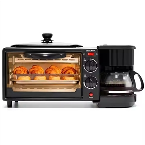 Nuevo y Popular en 2025, Máquina para Desayuno 3 en 1, Microondas, Estación de Desayuno 3 en 1, Horno de 12L, Cafetera y Sartén - Product Image 6