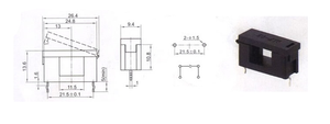 Portafusibles de cubierta Tipo 5*20 de precio de fábrica, portafusibles tubular de cabeza plana, compatible con base de fusible de velocidad intermedia 5*20 - Product Image 5