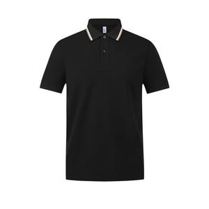 Promotional Polo Shirt Cotton 225g 40s Moisture Wicking Summer Loose Fit Custom Workwear With Label Tags - Product Image 2