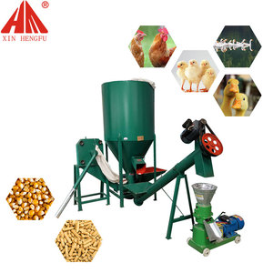Máquina de alimentación de pellets de 1000kg serie 9KLP, juego mezclador de alimentación vertical demandado para granja - Product Image 3
