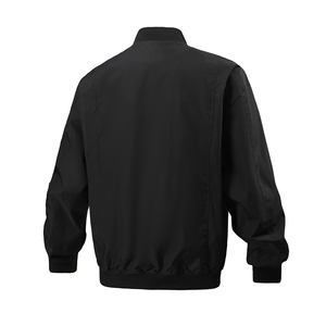 Veste de travail unisexe haut de gamme haute qualité, <span class=keywords><strong>noir</strong></span>, pilote, col montant, silhouette d'automne, veste de moto grande taille - Product Image 5