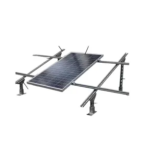 Quick And Easy Solar Mounting System For Fixed Flat House Rooftop Solar Panels