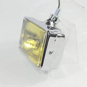 Universale LR8 12V luce fendinebbia quadrata cromata 100W LDB305 ricambio Lucas nuove luci di guida - Product Image 5