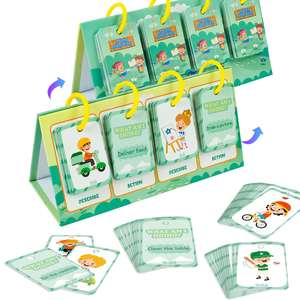 Material Didáctico para Niños, Herramientas de Aprendizaje Temprano para el Aula, 96 Tarjetas Educativas Cognitivas, Tabla de Aprendizaje para Niños de 4 a 6 Años, Material de Papel, Certificación CPC y CE - Product Image 3