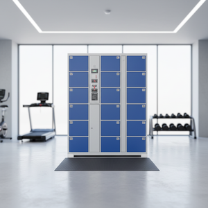 Armoire <span class=keywords><strong>de</strong></span> <span class=keywords><strong>rangement</strong></span> moderne en acier blanc à succès avec serrure à clé - <span class=keywords><strong>Rangement</strong></span> durable et écologique pour appartement, salon, salle à manger - Product Image 1