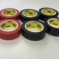 10 pièces de ruban adhésif isolant électrique noir en PVC caoutchouc brillant simple face de qualité supérieure pour le câblage automobile