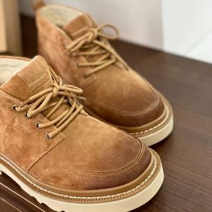 Chaussures de luxe de créateur, bottes de neige au design original, confortables et chaudes, chaussures pour hommes, bottes en coton chaudes de haute qualité pour hommes - Product Image 4