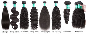 Venta al por Mayor de Cabello Humano Virgen 100% Remy, Lote de Extensiones de Cabello Liso y Ondulado, 10A, Cabello Indio - Product Image 6