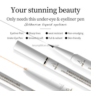 DDK Luxe Ultra-Fine Délicat Sous-Eye Liner Stylo Eyeliner Eyeliner Imperméable Anti-Sueur Noir Eyeliner Eyeliner Double Extrémité - Product Image 3