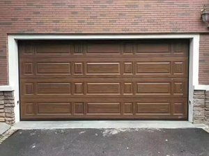 <span class=keywords><strong>Porte</strong></span> de <span class=keywords><strong>garage</strong></span> sectionnelle horizontale inclinable résidentielle personnalisée la plus avantageuse, moderne, avec surface finie - Product Image 6