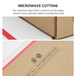 Boîte en Carton Ondulé de Luxe pour Vêtements avec Logo Personnalisé, Bande Déchirable, Fermeture Éclair, pour E-commerce, Emballage et Expédition - Product Image 4