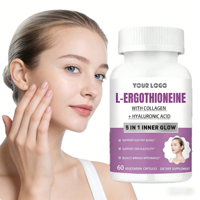 Complément Anti-Âge Adulte en Gros : Capsules de L-Ergothionéine Pure et Collagène (60 Capsules par Flacon) pour la Santé Cellulaire