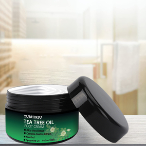 Crema per Piedi a Base di Glicerina con Olio di Tea Tree e Aloe Vera, Vitamina E per Idratazione e Rimozione della Pelle Morta, Cura dei Talloni Secchi e Screpolati - Product Image 2