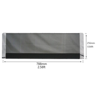 Pantalla LED Transparente P2.6 P3.9 con 4G, WiFi y GPS para Ventana Trasera de Coche, para Publicidad en Taxis y Señalización Digital