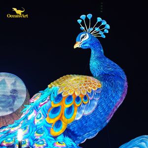 Farol de Seda Chino - Farol Impermeable para Festivales con Luces LED para Diwali y Acción de Gracias, Tamaño y Color Personalizables - Product Image 2