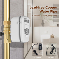 Válvula de Agua Inteligente Zigbee 3.0 NAS-WV11B N20 N15 N25 40 Bar con Detección de Fugas, Latón, Automatización del Hogar, Batería Recargable 18650, IP65