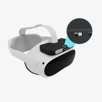 Ventilateur de refroidissement pour casque VR Pico 4, accessoires, ventilateurs intelligents à double moteur, masque avec ventilateur de circulation d'air