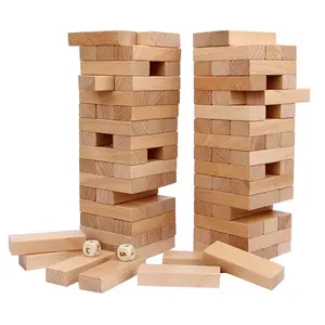 2024 लकड़ी का टॉवर डीलक्स स्टैकिंग गेम/लकड़ी के ब्लॉक गेम