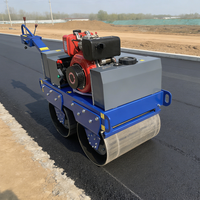 Machinerie de construction Chine STORIKE Fabricant Rouleau compresseur vibrant autoporté 0,5 tonne-0,8 tonne pour travaux de terrassement et compactage d'asphalte