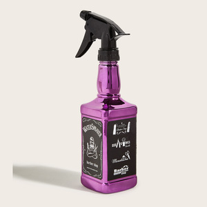 Pulvérisateur d'eau pour salon de coiffure, flacon vaporisateur de cheveux à brume fine pour hommes, utilisation en salon de coiffure, 3 tailles disponibles, violet, rouge, transparent - Product Image 4