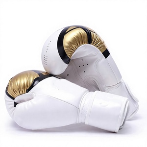 Guantes de Boxeo Personalizados de Cuero Sintético Premium con Espuma Absorbente de Impactos para Sesiones de Fitness - Product Image 1