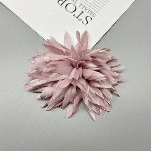 Flor de Chifón Hecha a Mano de 11cm, Decoración Artesanal de Tela para Zapatos, Sombreros, Ropa y Accesorios, Primavera 2024, Origen Jinhua - Product Image 4