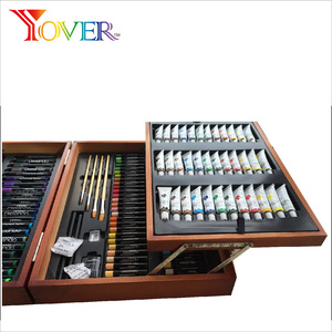 174 Cái Bộ Đồ Vẽ Nghệ Thuật Cho Trẻ Em Làm Quà Tặng Đồ Vẽ Nghệ Thuật Vỏ Gỗ Sang Trọng - Product Image 3