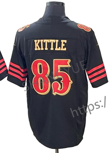 2025 Bán Buôn San Francisco Thành Phố Người Đàn Ông Của 85 Kittle 19 Samuel 23 Mccffrey 13 <span class=keywords><strong>Purdy</strong></span> 54 Warner Bóng Đá Mỹ Jersey Thêu - Product Image 3