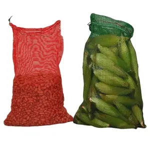 Полипропиленовая плетеная Сетчатая Сумка Raschel Sack, 25 кг, для картофеля, лука, овощей и фруктов