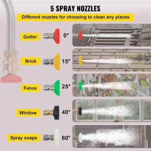 ด้ามฉีดน้ำแรงดันสูงแบบยืดหดได้ 18 ฟุต DB Wholesale 4000PSI ผลิตจากอลูมิเนียมอัลลอยด์ สำหรับทำความสะอาดบ้าน - Product Image 6