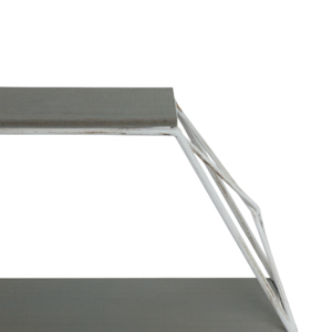 Mensola Geometrica da Parete con Struttura in Metallo, Organizzatore Sospeso per Soggiorno, Camera da Letto, Ingresso, Arredamento Casa - Product Image 5
