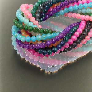 Cuentas de Cristal y Vidrio de 8mm al por Mayor, Forma Redonda, Colores Surtidos, Empaquetado en Caja para la Fabricación de Joyería - Product Image 2