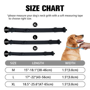 Groothandel Hondenhalsband Verstelbare Schokabsorberende Metalen Gesp Pet <span class=keywords><strong>Collar</strong></span> Traction Touw Riemen Tactische Hondenriem - Product Image 4