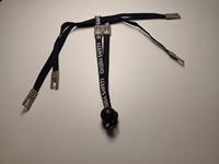 Accessoires de sécurité de luxe, imperméables, portables, en plastique blanc, pour casque de protection et casquette de baseball, avec insert anti-choc et sangle de mentonnière