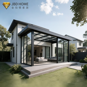 JBDhome-Tienda retráctil de diseño moderno para solarium, solárium deslizante para jardín, techo de vidrio templado para jardín de invierno, techo de policarbonato - Product Image 3
