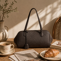 Sac fourre-tout de luxe en cuir véritable pour femme, sac à main structuré à poignée supérieure, fournisseur ODM de mode boutique, usine chinoise